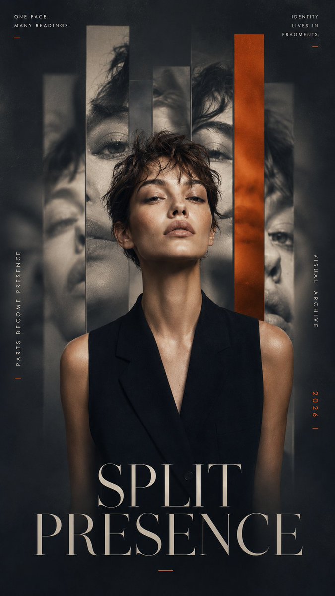 Spatial Editorial Fashion Poster Prompt — AI result, variation 3 of 4