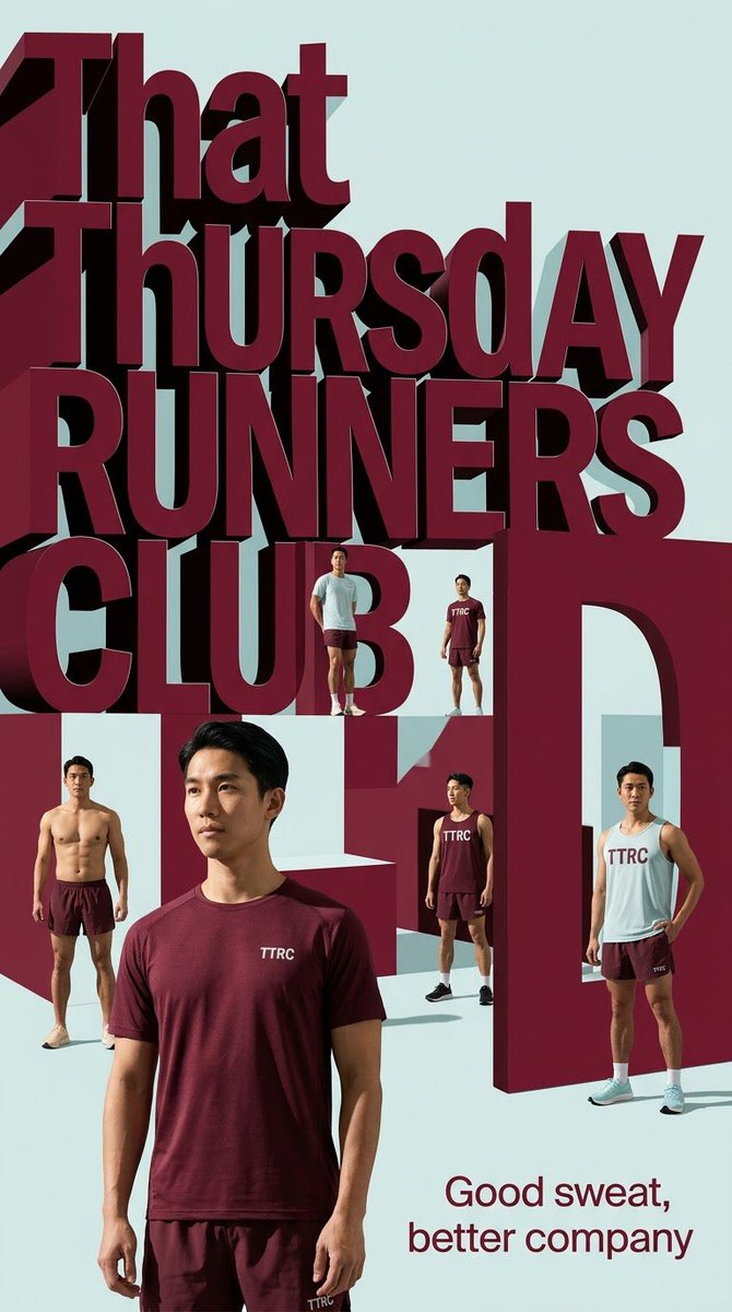 Spatial Typography Campaign Poster With Figures — AI result, variation 3 of 3