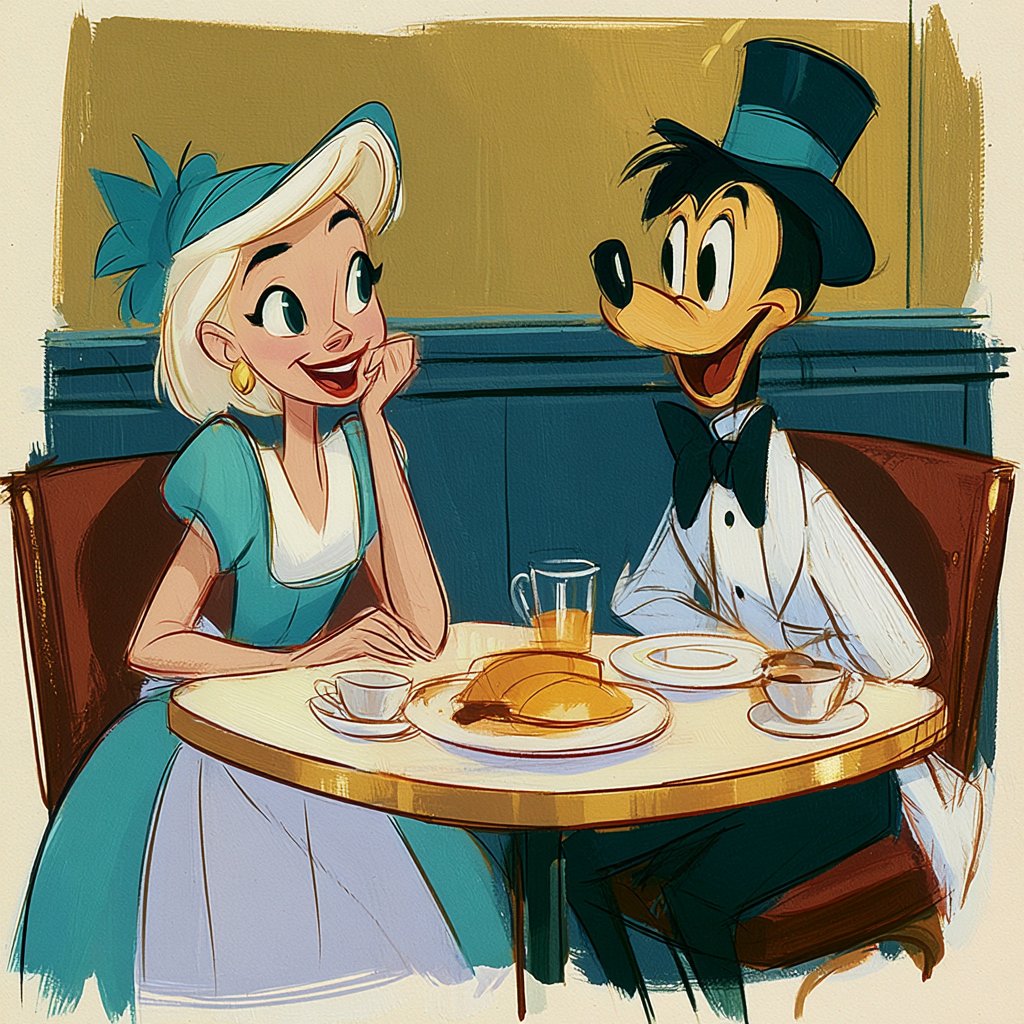 Storybook Character Illustration With Painterly Brushwork — AI result, variation 4 of 4
