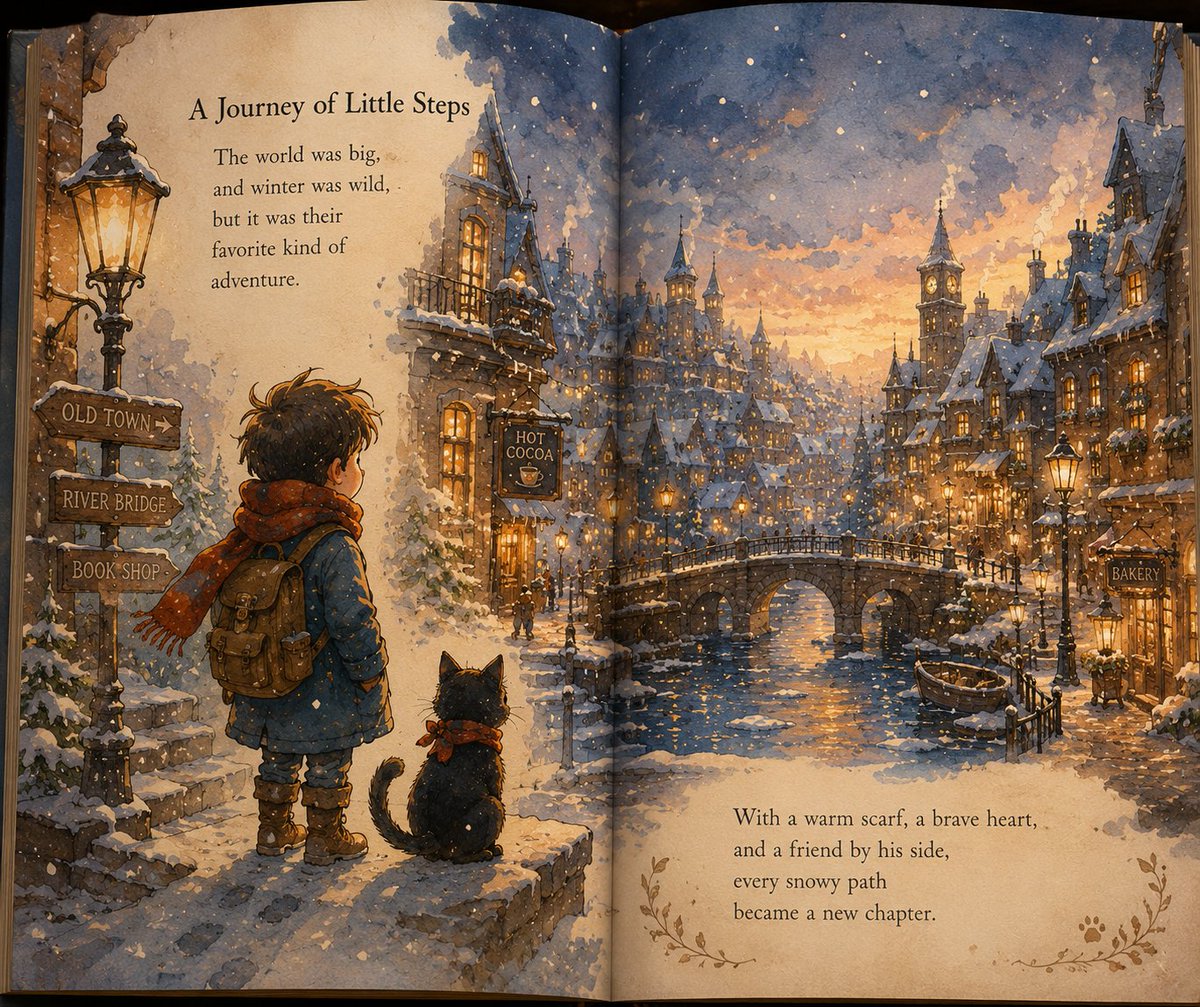 Storybook Lakeside Campfire Night Illustration — AI result, variation 4 of 4