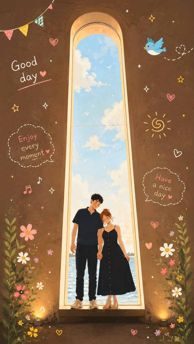 Storybook Photo Portrait in Pastel Hand-Drawn Style — AI result, variation 2 of 4