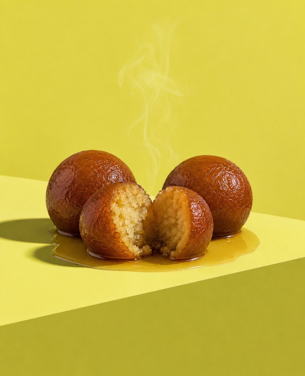 Stuffed Kachori Hero Shot in Pastel Mint Studio — AI result, variation 2 of 2