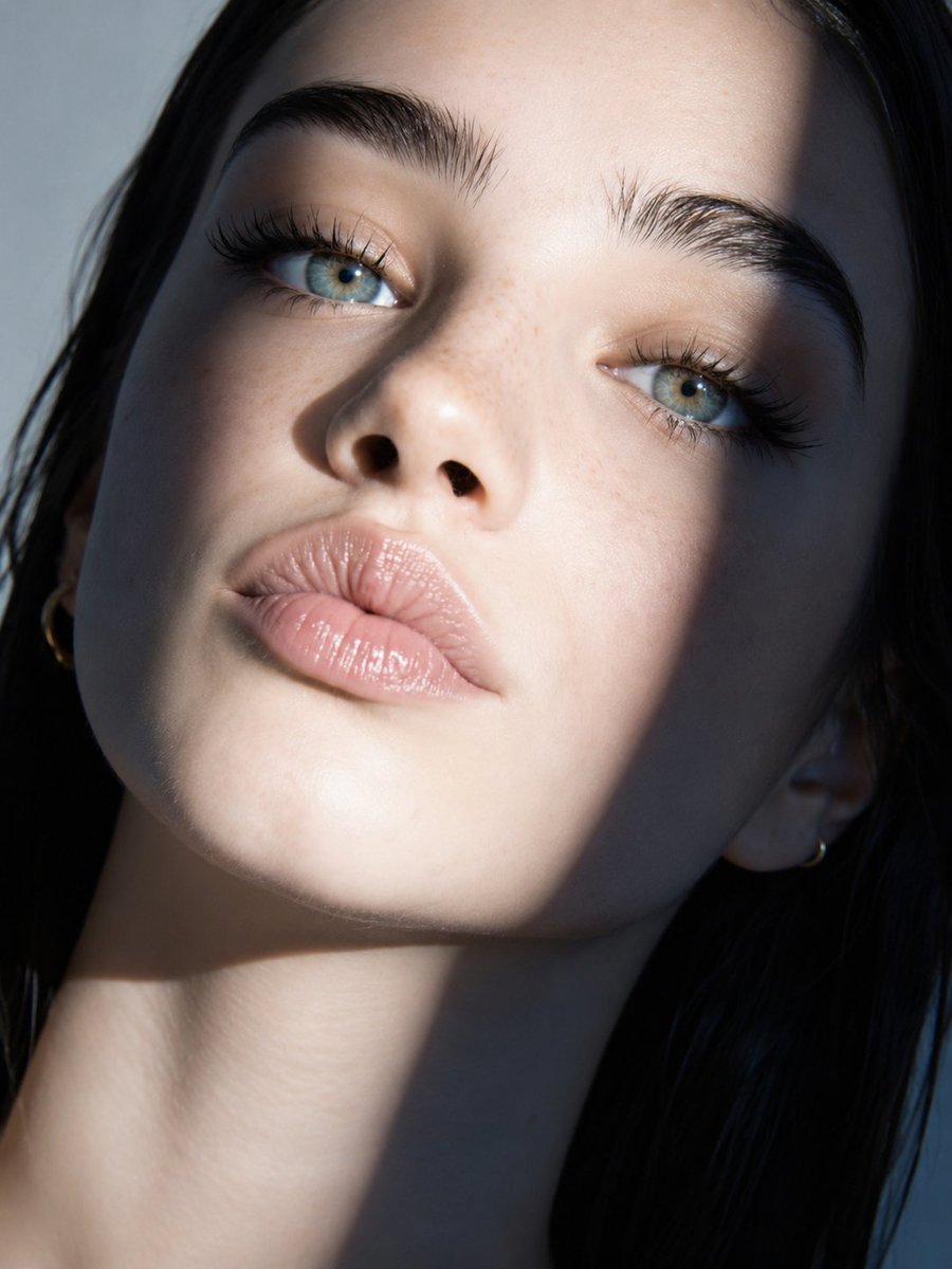 Sunlit Close-Up Beauty Portrait Prompt — AI result, variation 2 of 2