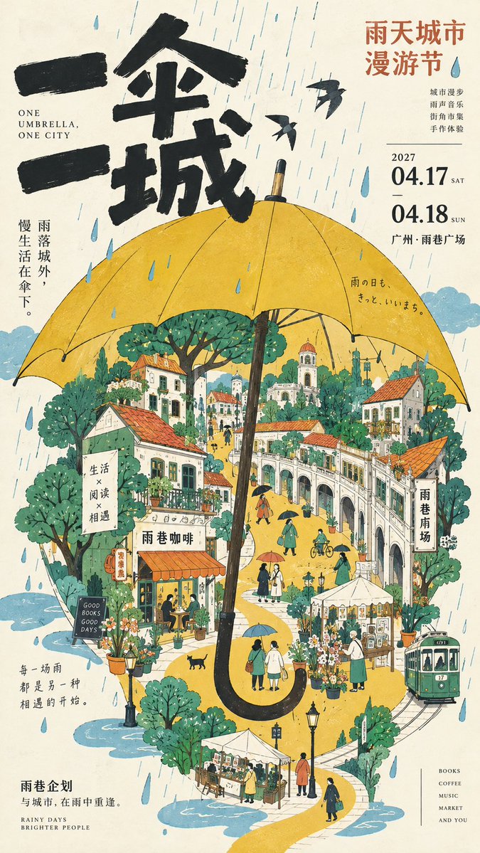 Surreal Miniature Cultural Event Poster Design — AI result, variation 2 of 4