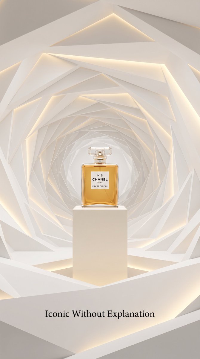 Surreal Perfume Bottle Ad in Luxury Studio Photo — AI result, variation 3 of 4
