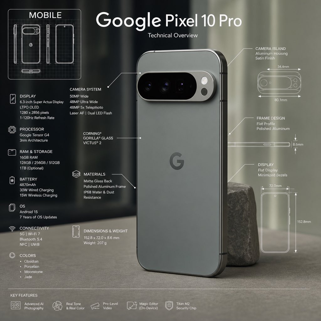 Technical Product Infographic With Blueprint Overlay — AI result, variation 2 of 4