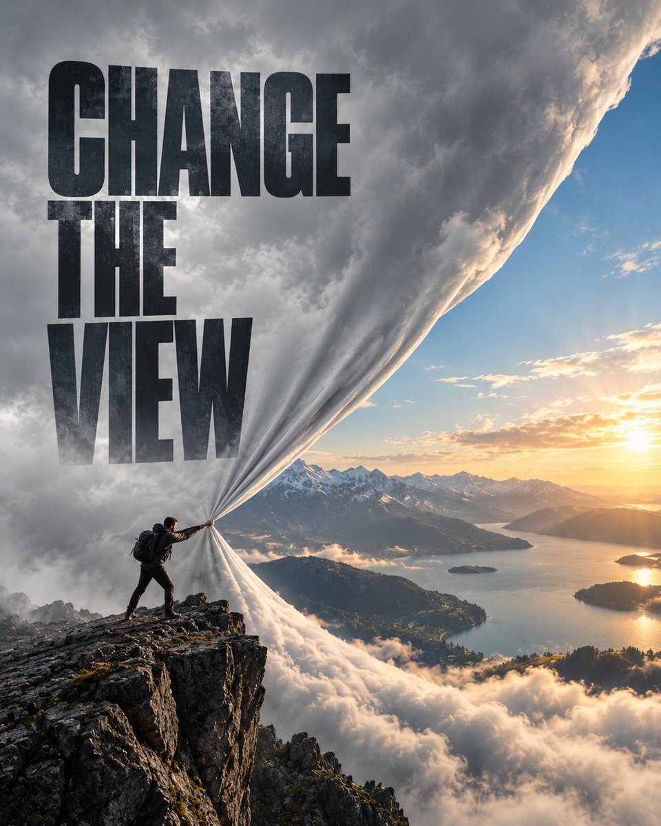 Torn Open Surreal Ad Poster Concept — AI result, variation 2 of 4