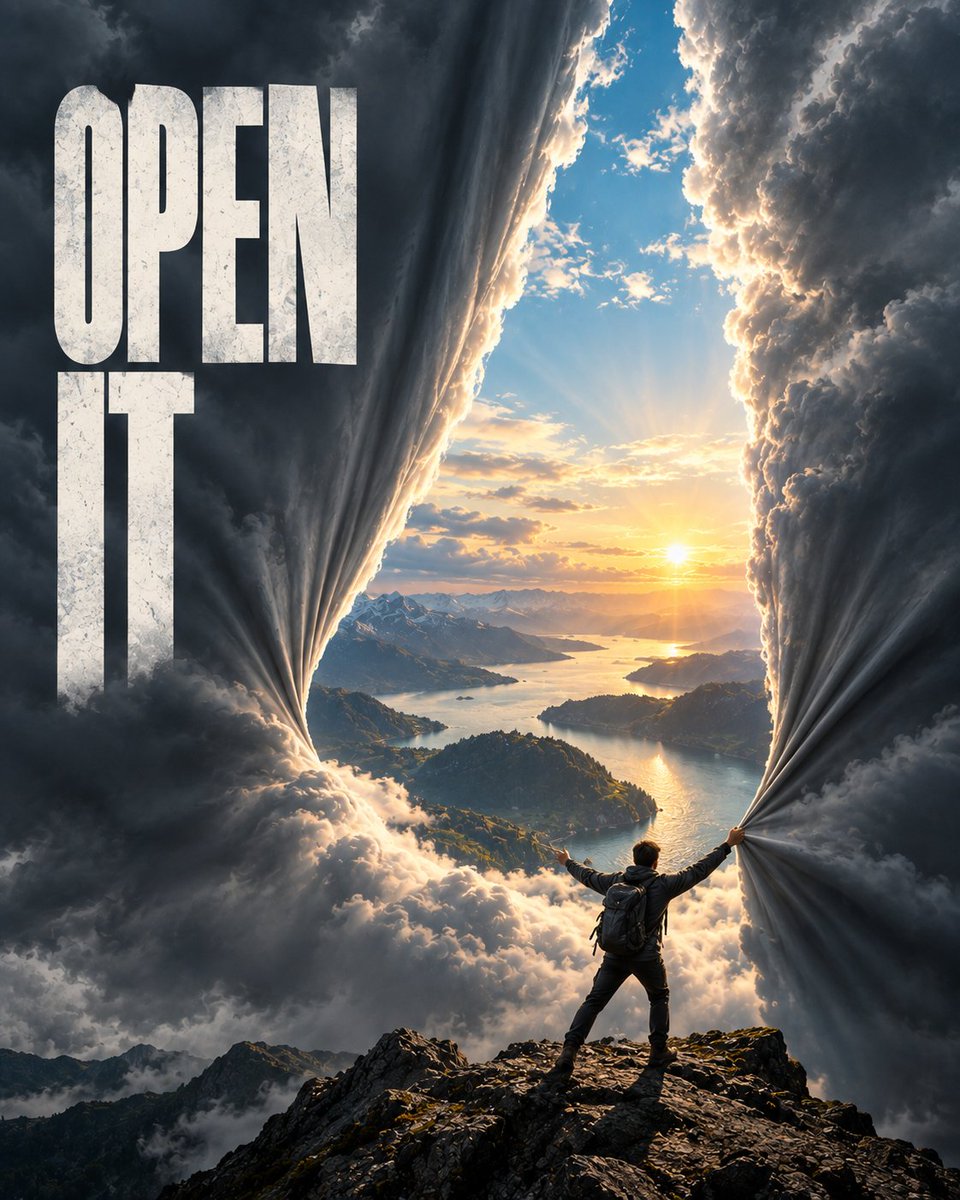 Torn Open Surreal Ad Poster Concept — AI result, variation 3 of 4