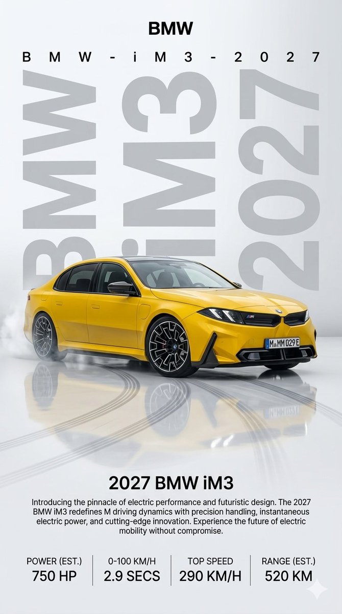 Tuned BMW iM3 Blueprint Concept Render — AI result, variation 2 of 2