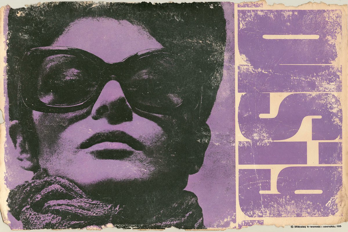 Vintage Lithograph Poster in 1960s Print Style — AI result, variation 3 of 4