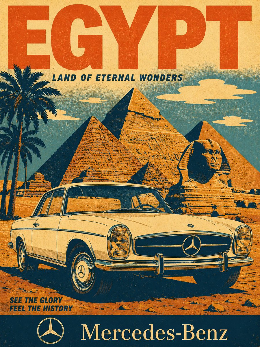 Vintage Rome Alfa Romeo Travel Poster — AI result, variation 2 of 2
