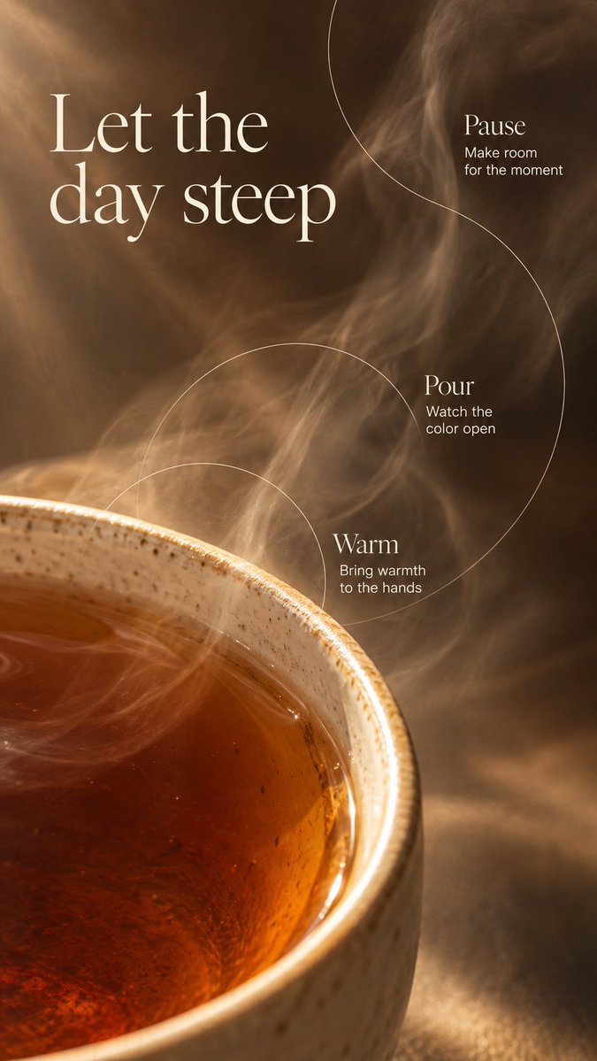 Warm Macro Typography Poster in Ivory and Honey — AI result, variation 4 of 4