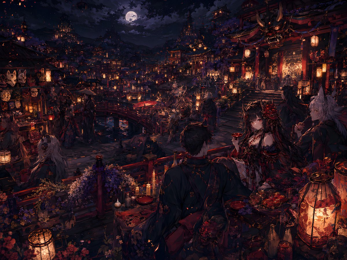 World Illustration With Character as One Resident — AI result, variation 2 of 3
